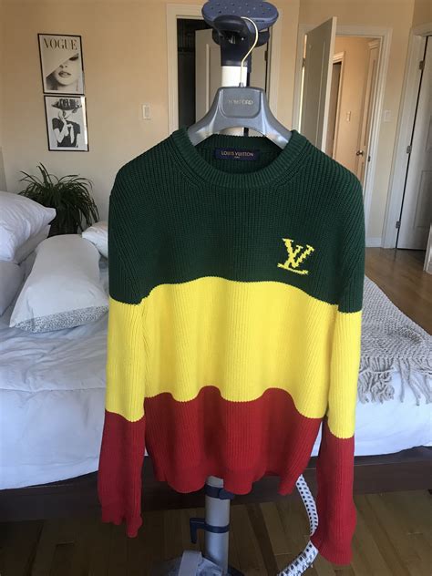 louis vuitton jamaican sweater|louis vuitton long sleeve sweaters.